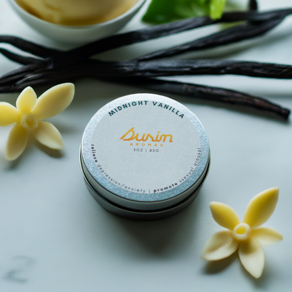 MIDNIGHT VANILLA - MINI CANDLE