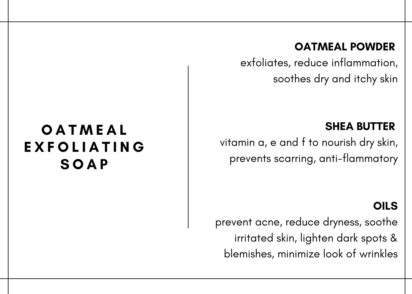 Oatmeal Exfoliating Soap