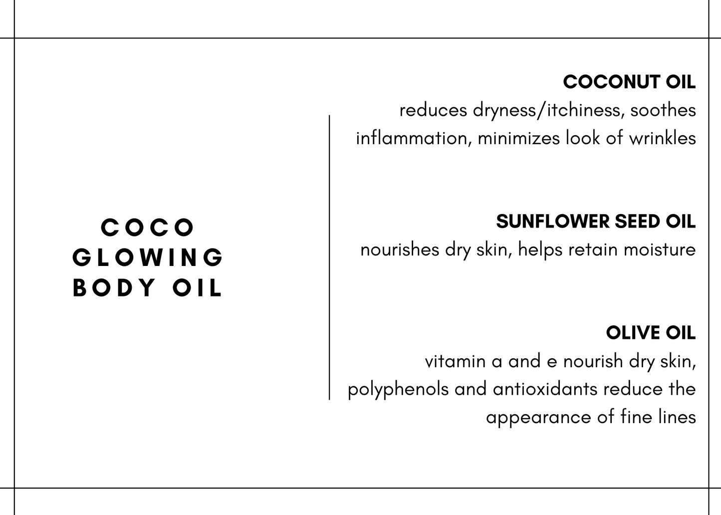 Mini - Coco Glowing Body Oil