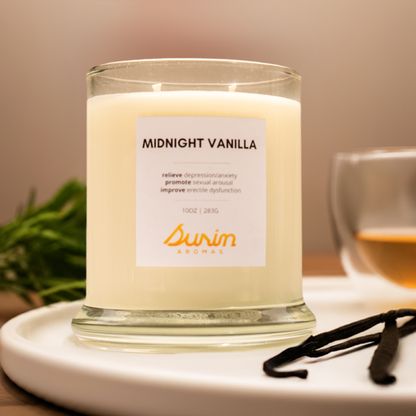 MIDNIGHT VANILLA - AROMATHERAPY CANDLE