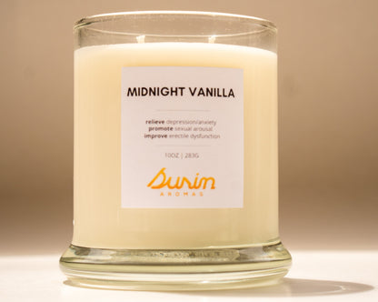 MIDNIGHT VANILLA - AROMATHERAPY CANDLE